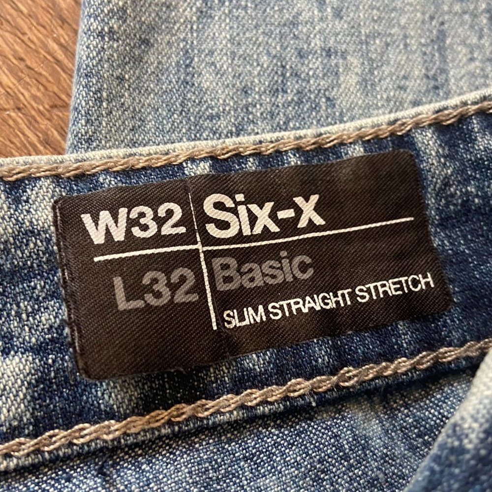 Buffalo Six-X Slim Straight Jeans -32x32 - Picture 5 of 9